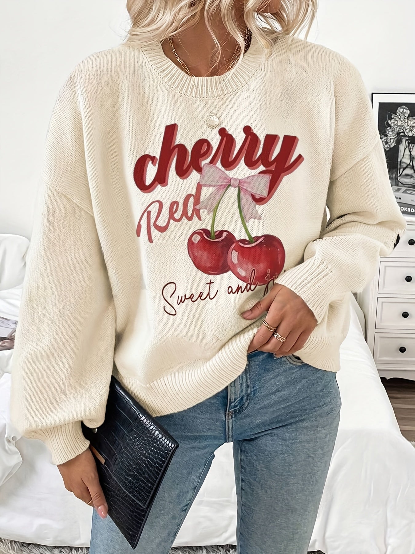 Cherry Charm Sweater