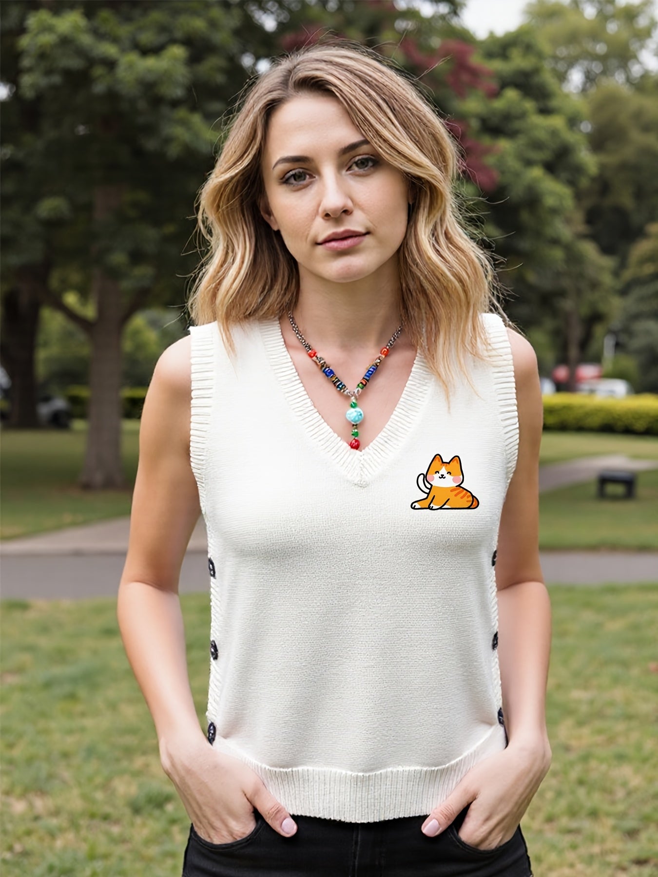 Stretchy Kitty Vest