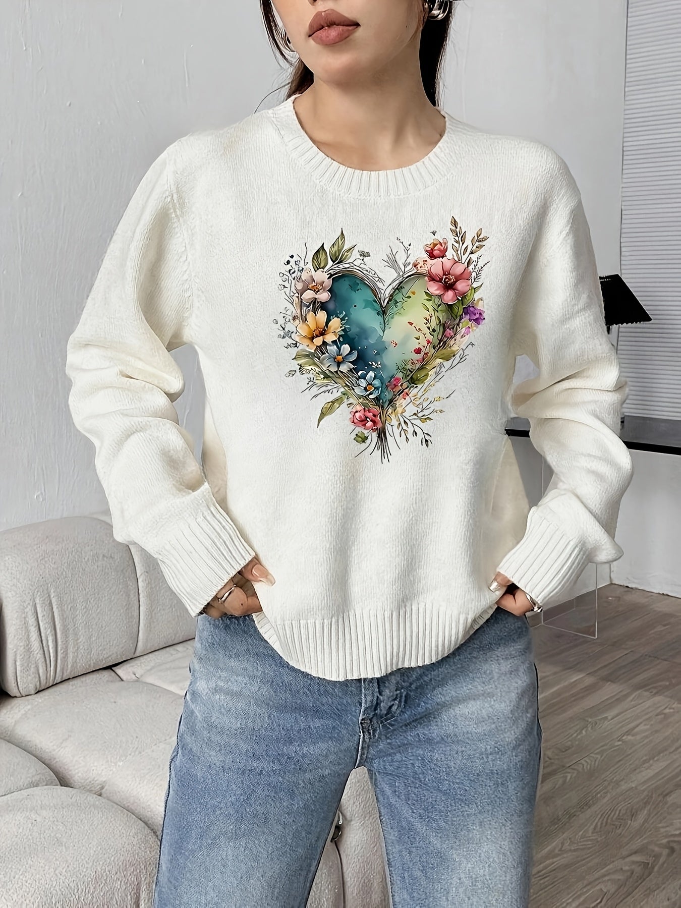 Lakeside Bloom Sweater