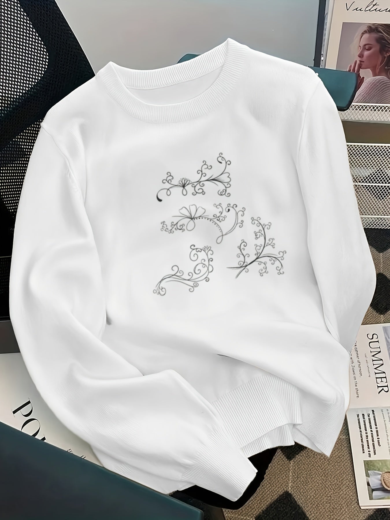 Petals in the Wind Sweater
