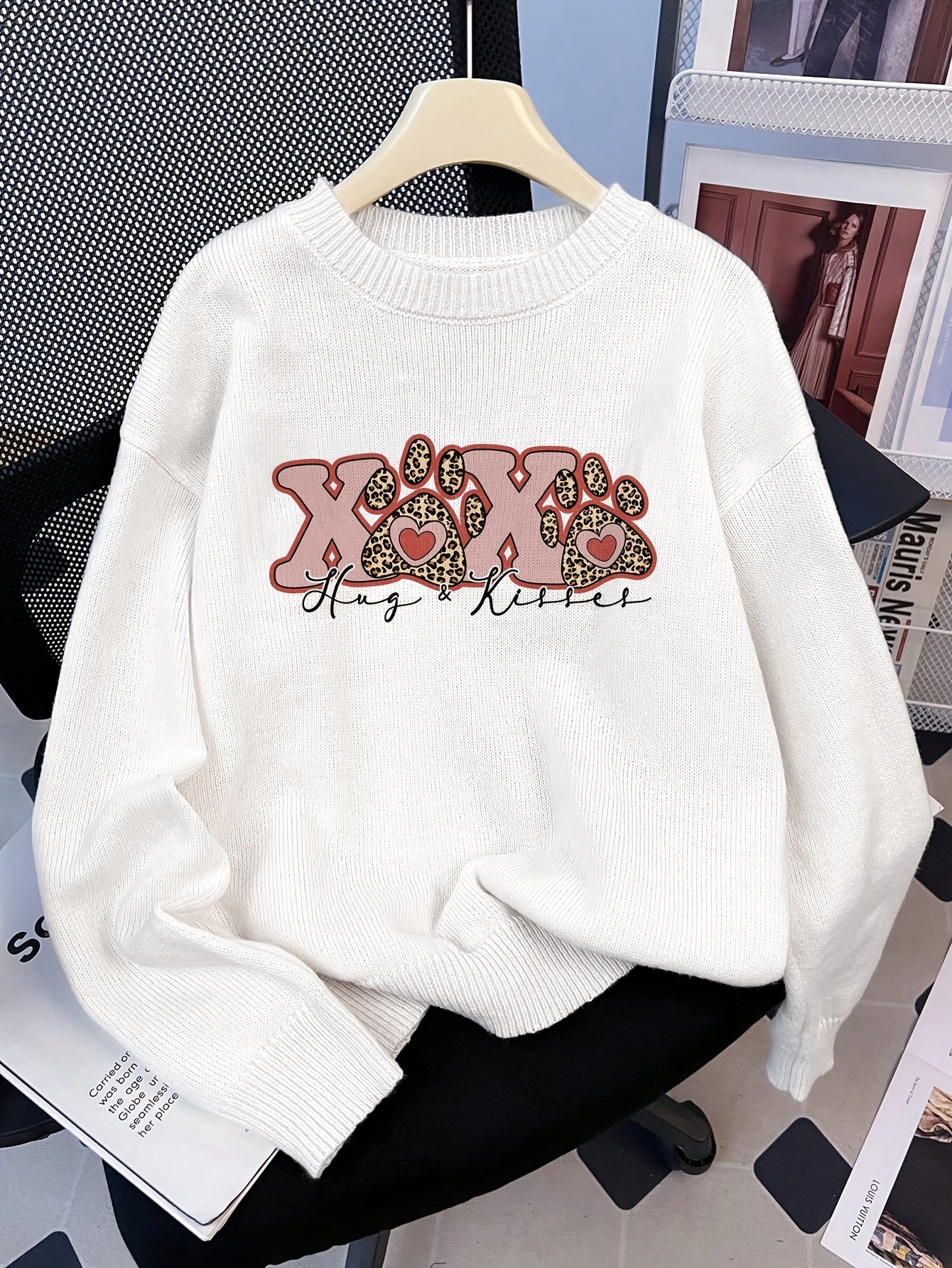 Paw Prints & Hugs Sweater