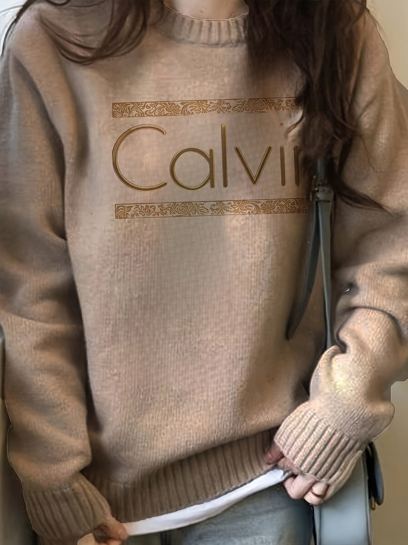 Golden Calvin Sweater