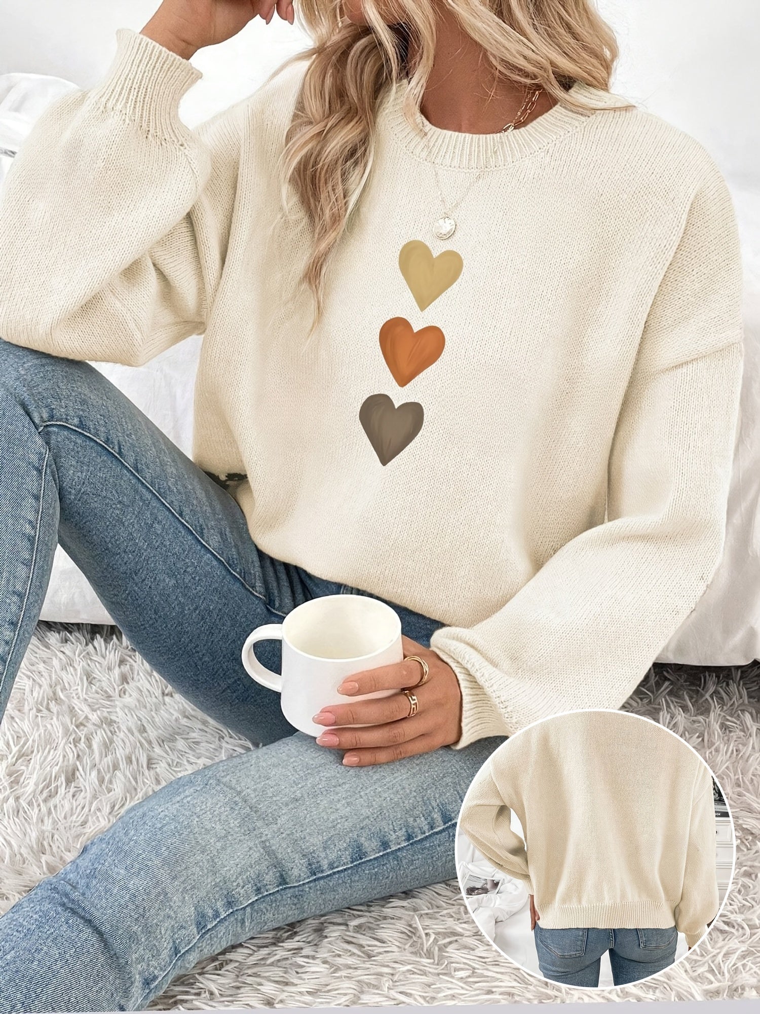 Triple Peachy Love Sweater