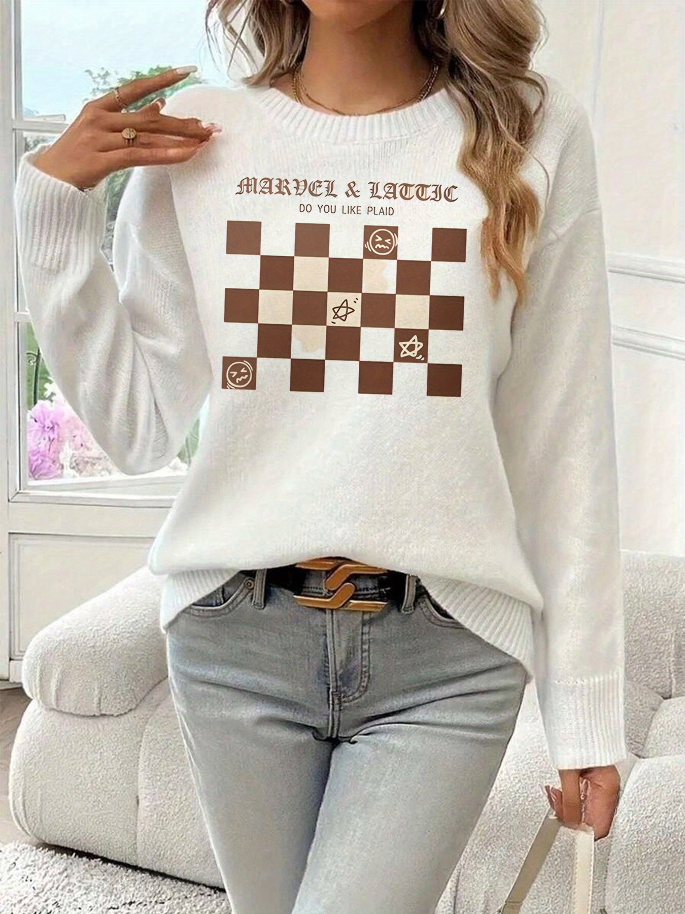 Checkmate Vibes Sweater