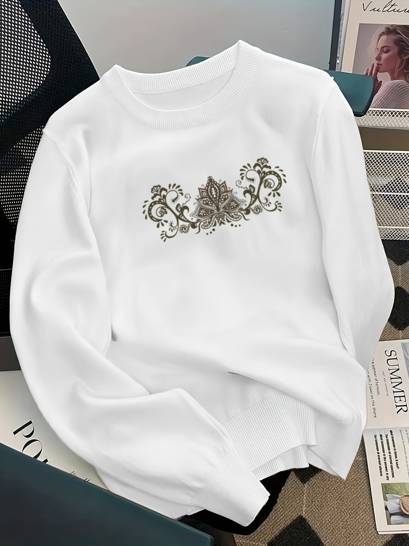 Whispers of Pattern Sweater