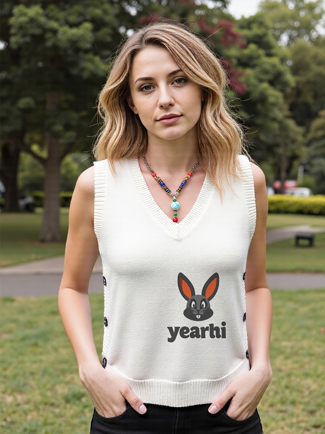 Yearhi Noir Bunny Vest