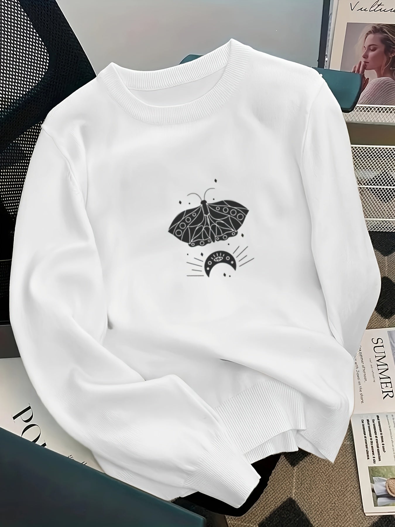 Midnight Moth Sweater