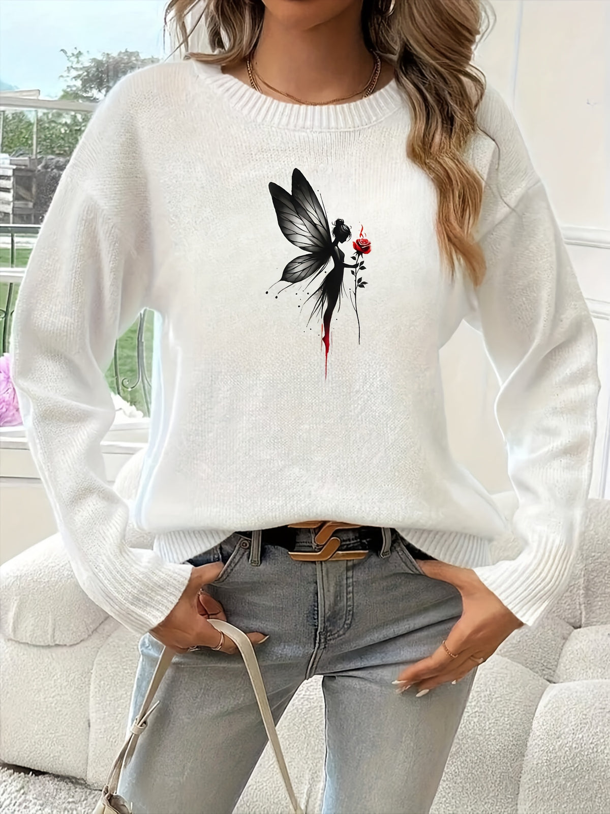 Floral Fairy Dream Sweater