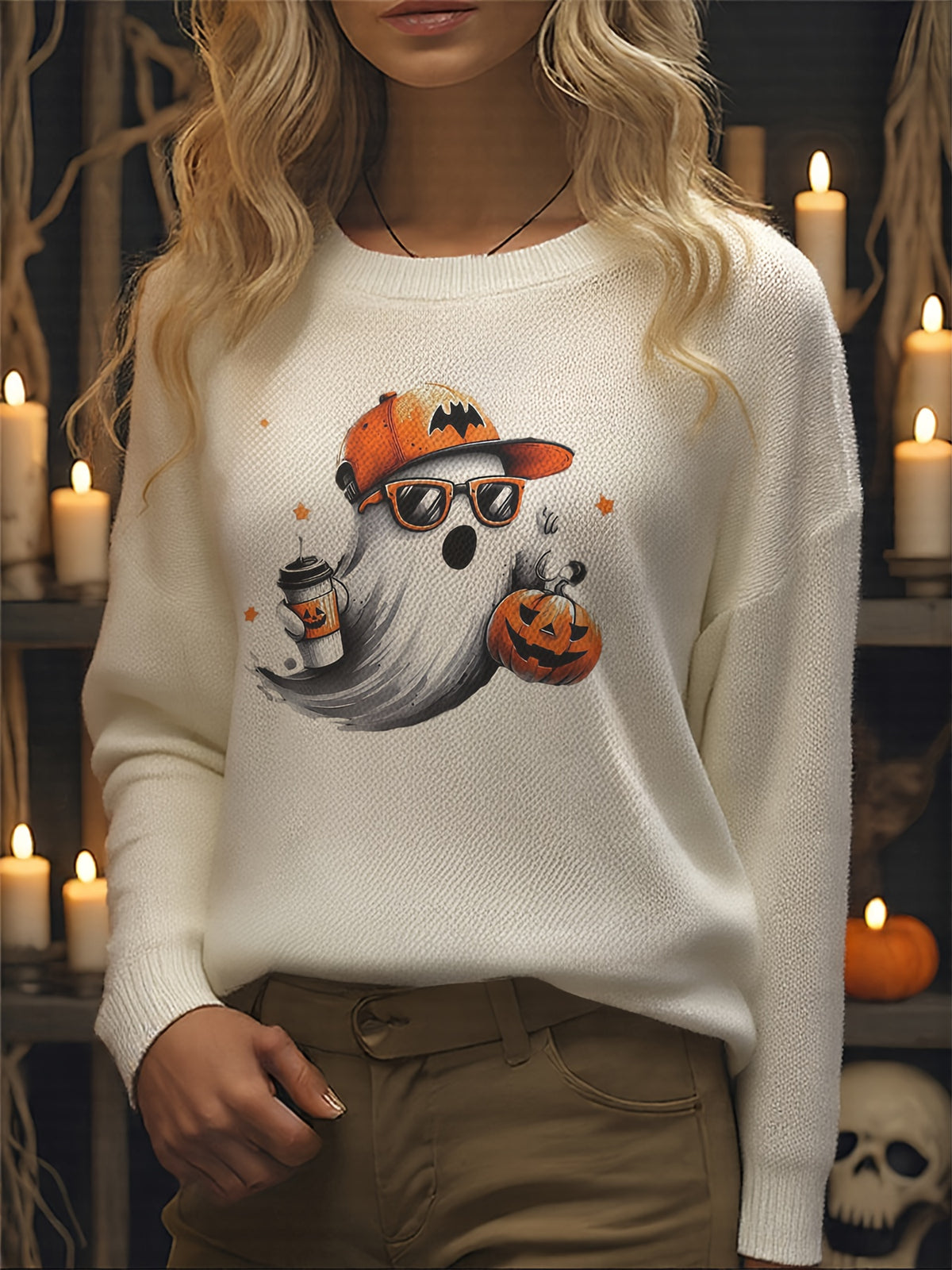 Cool Ghoul Vibes Sweater