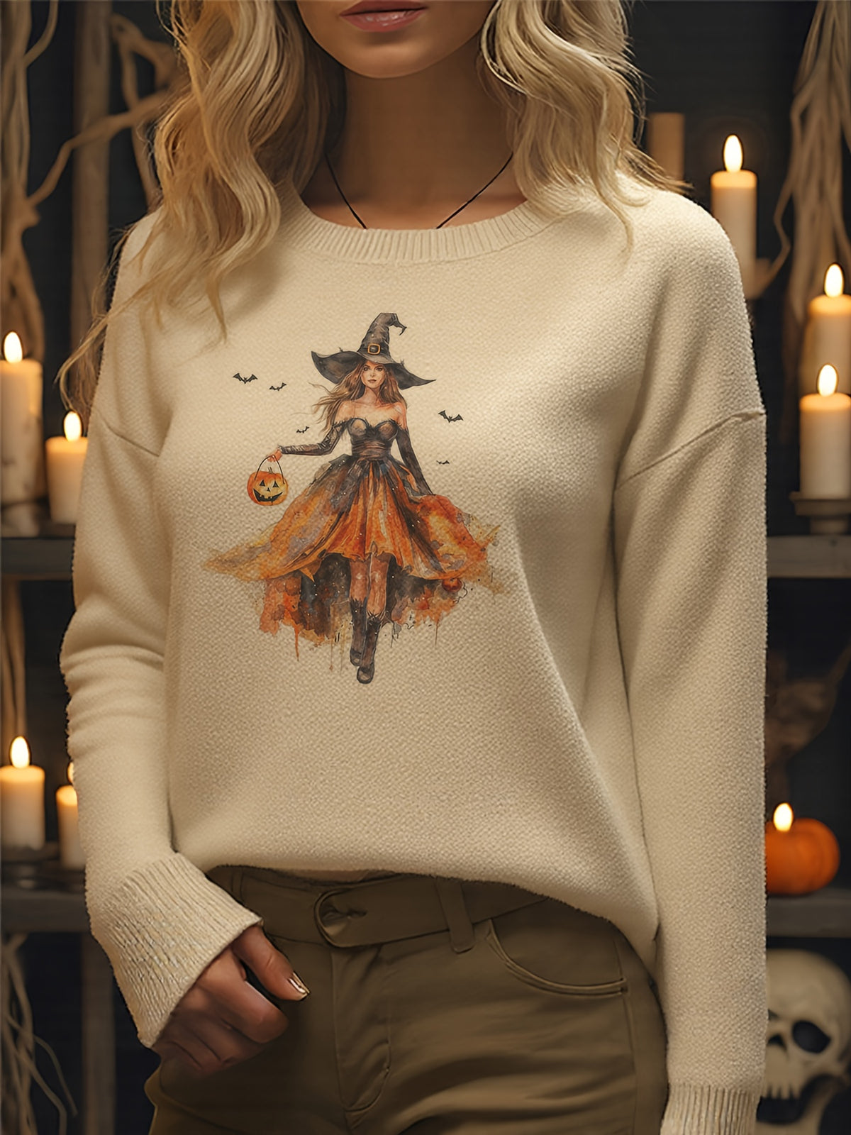 Moonlit Witch Sweater