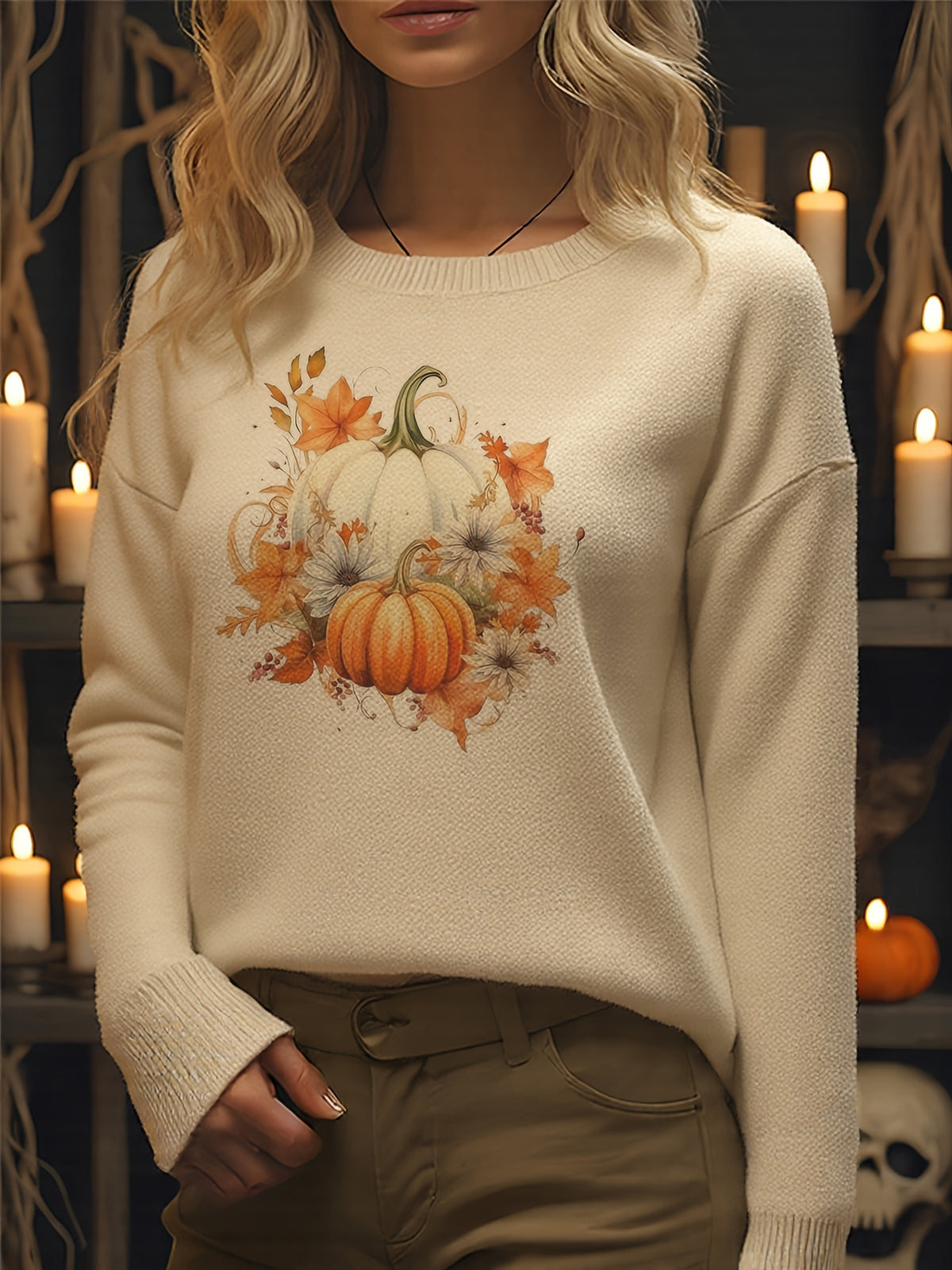 Pumpkin Duo Sweater