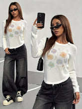 Petal Palette Sweater