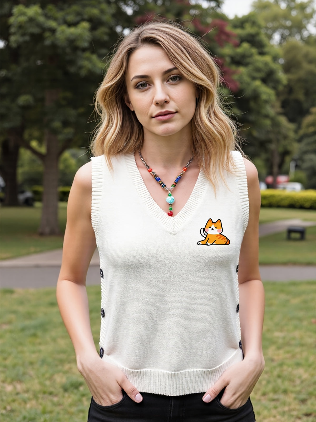 Stretchy Kitty Vest