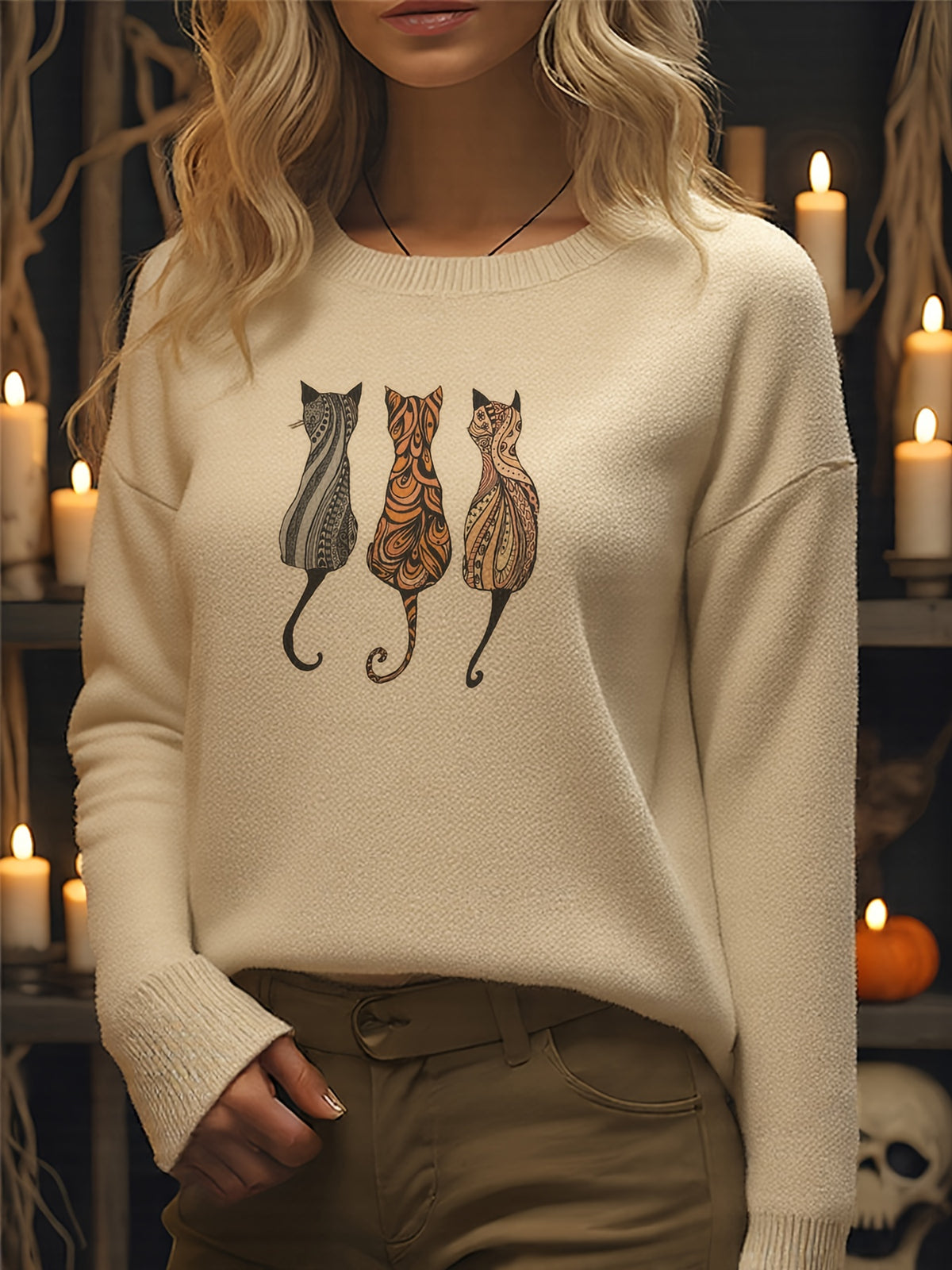 Spooky Trio Sweater