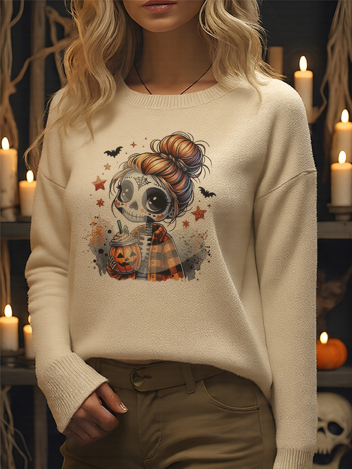 Pumpkin Sips & Tricks Sweater