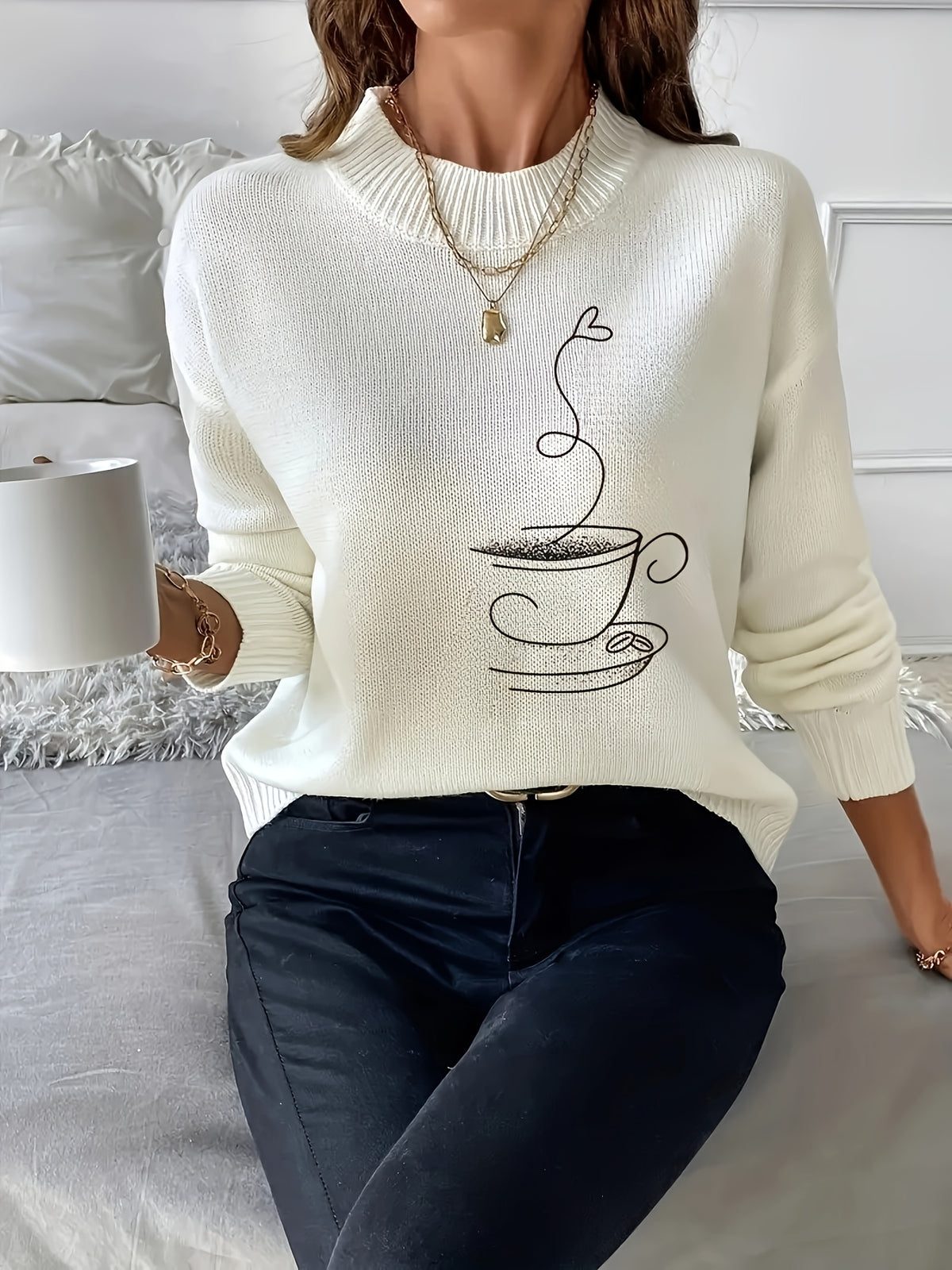Coffee Whisper Sweater