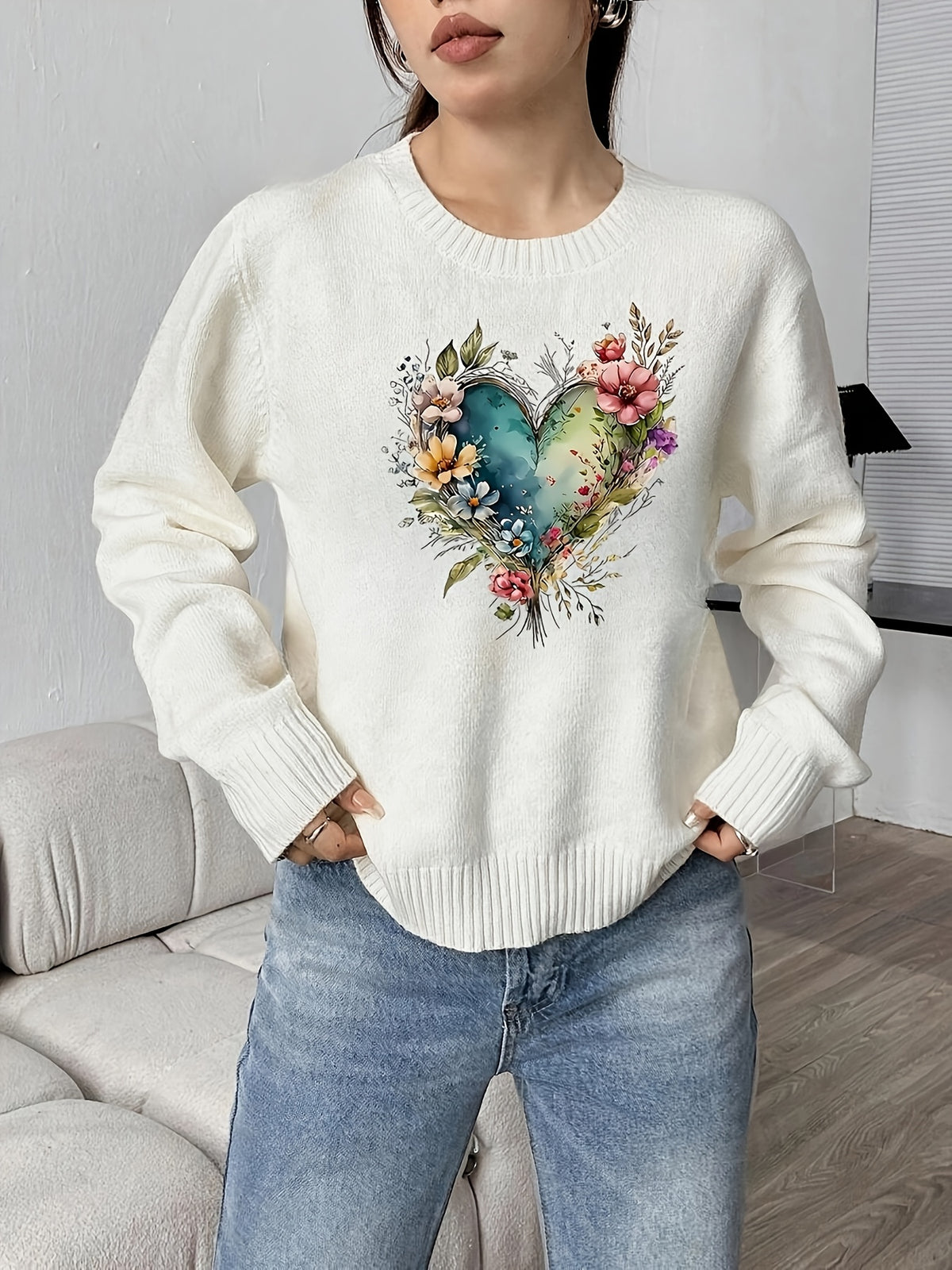 Lakeside Bloom Sweater