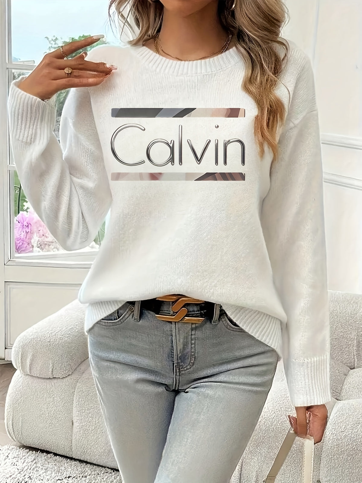 Golden Calvin Sweate