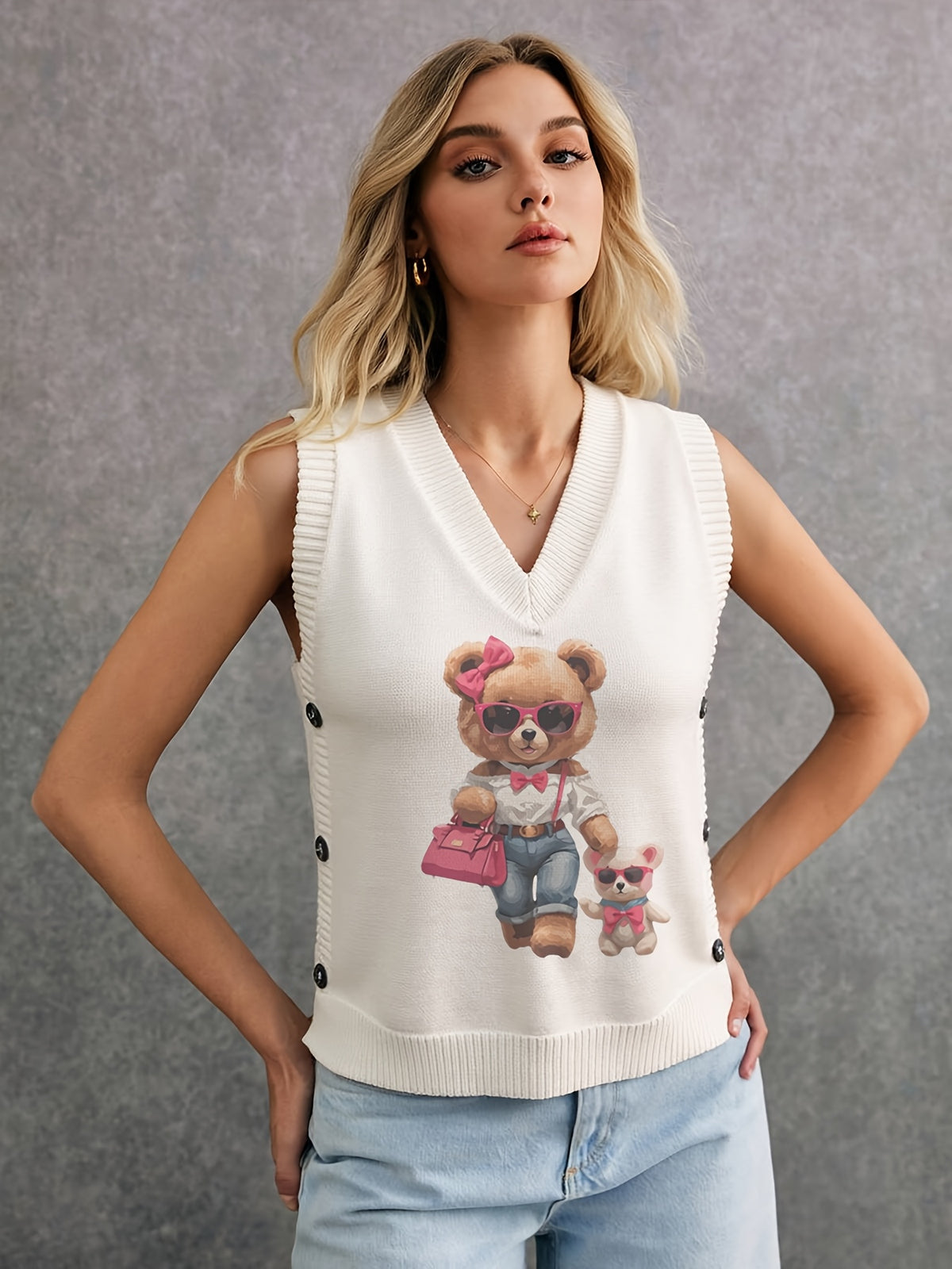 City Chic Bear Vest