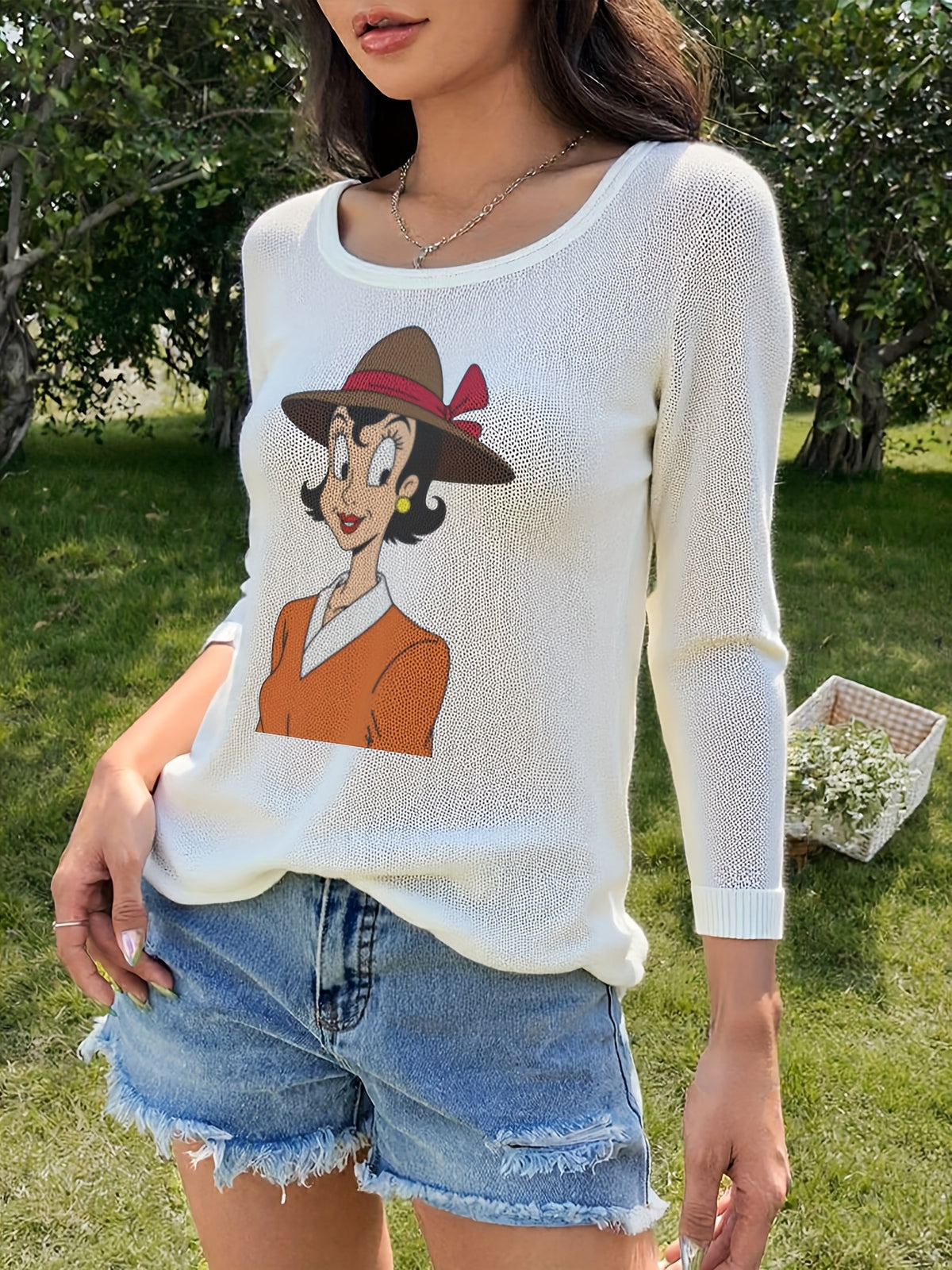 Lady in the Hat Sweater
