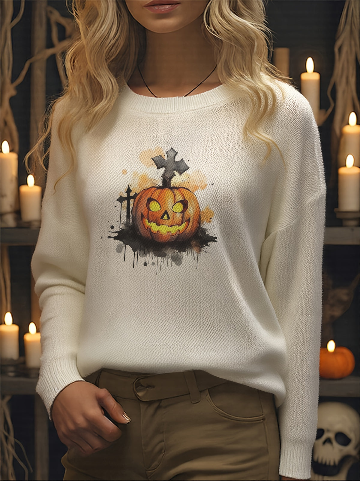Rest in Pumpkin Sweater