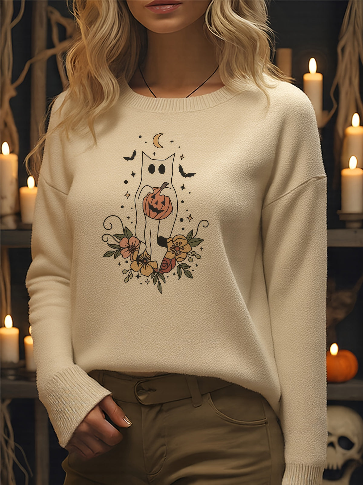 Haunted Garden Party Sweater