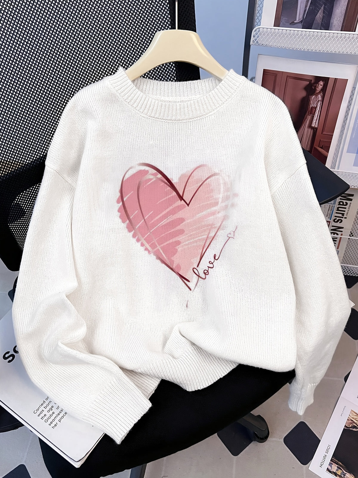Soft Heart Sweater