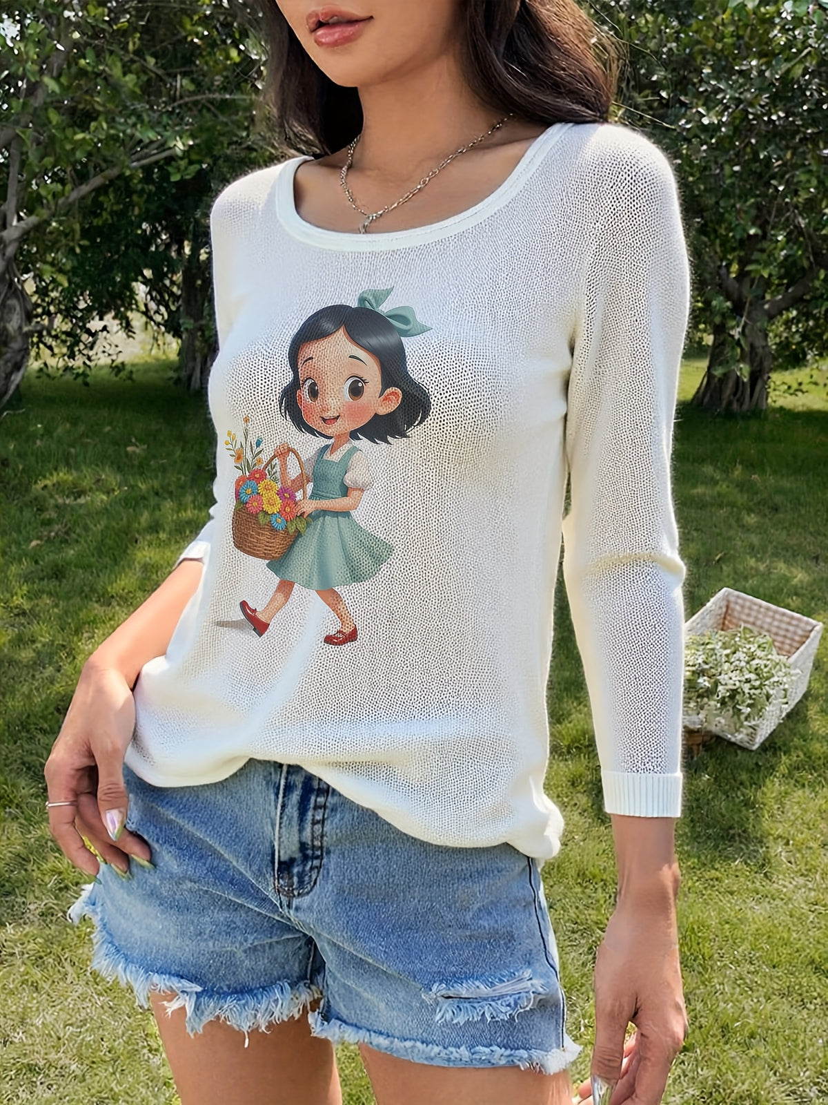 Basket of Blooms Sweater