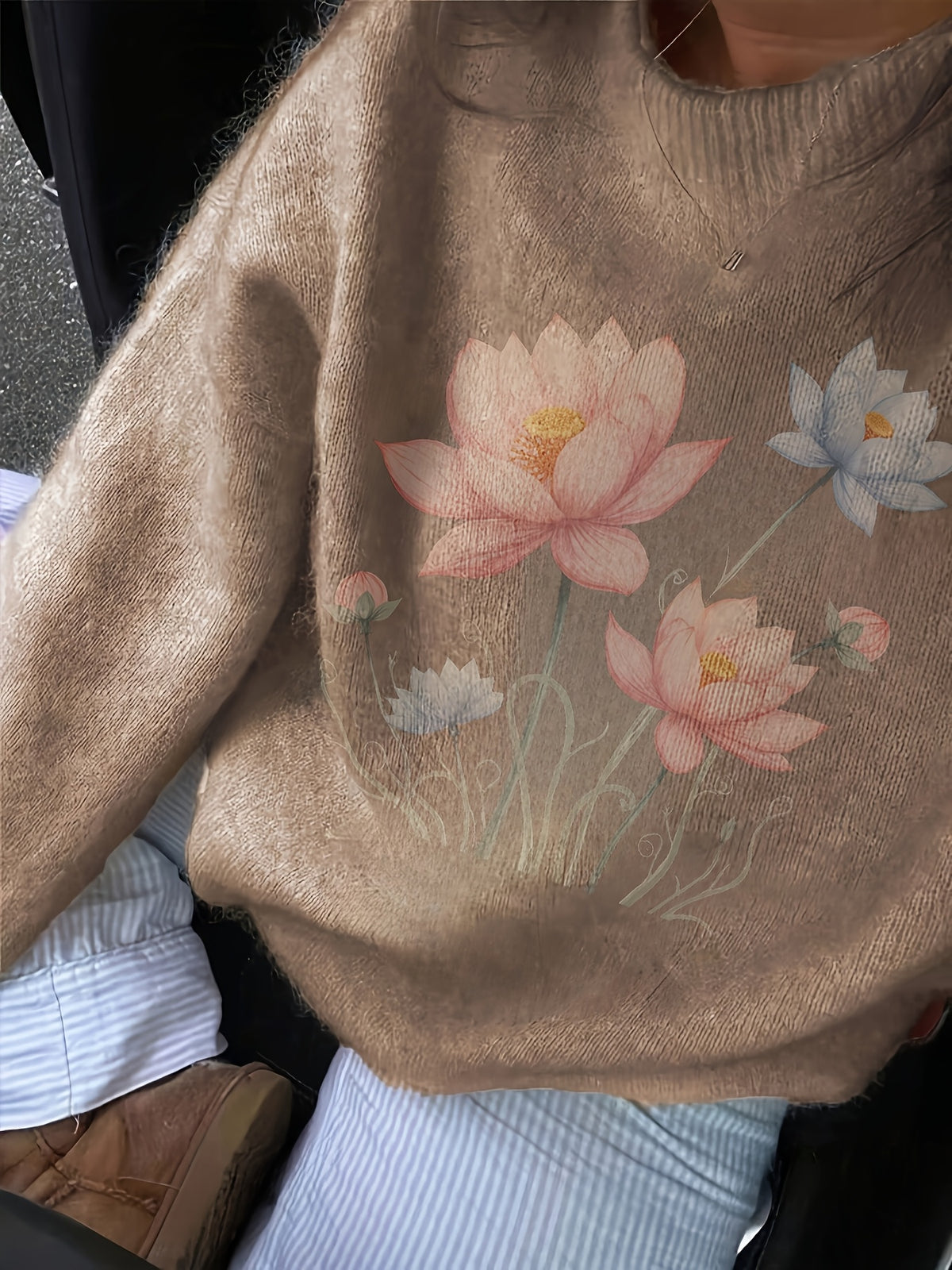 Lotus Whisper Sweater