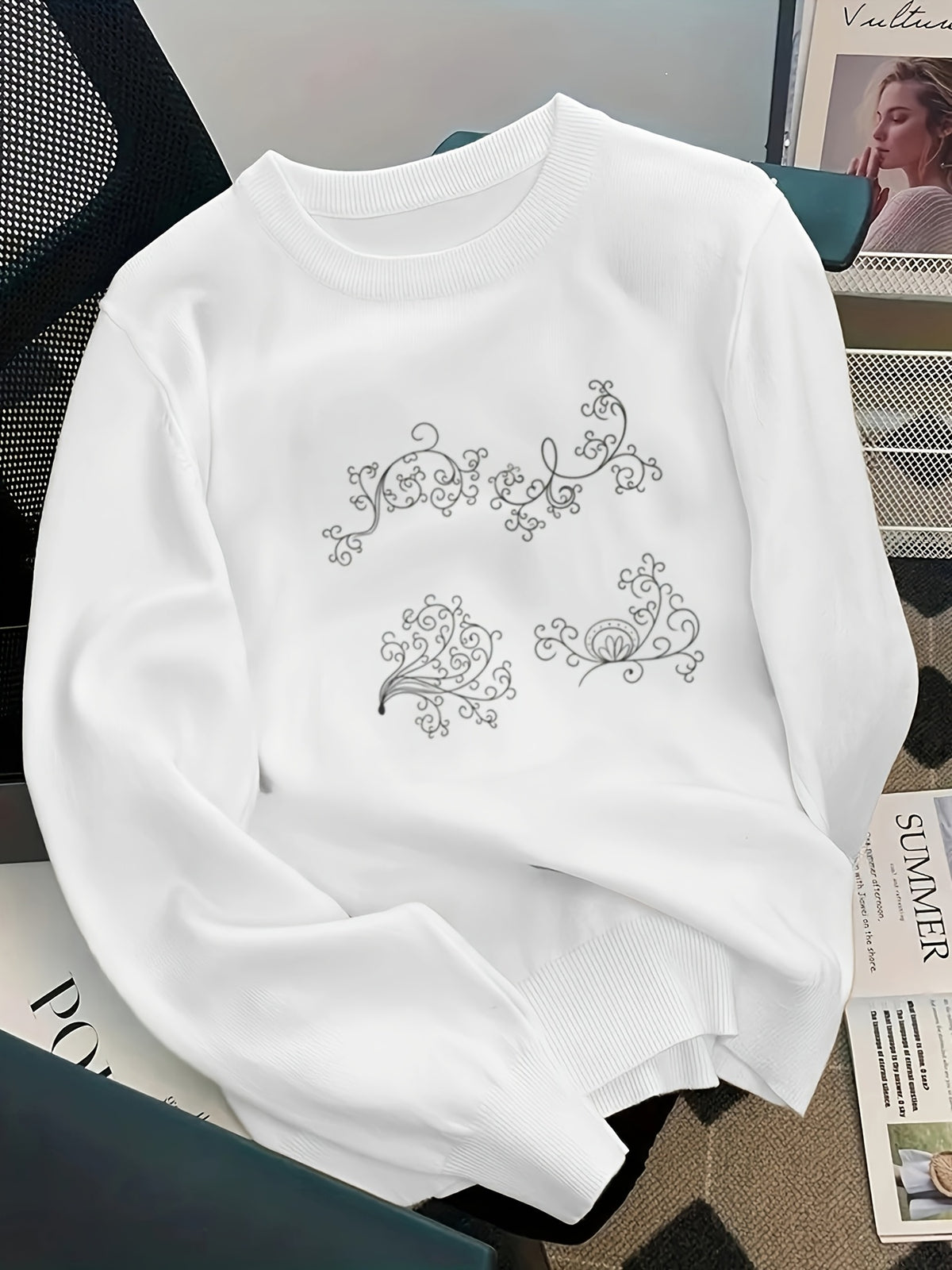 Boho Window Bloom Sweater