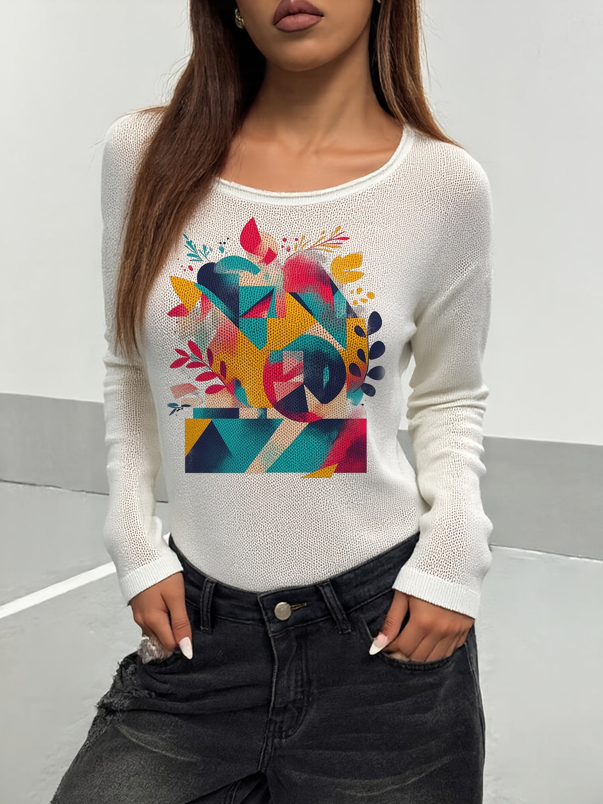 Color Chaos Sweater