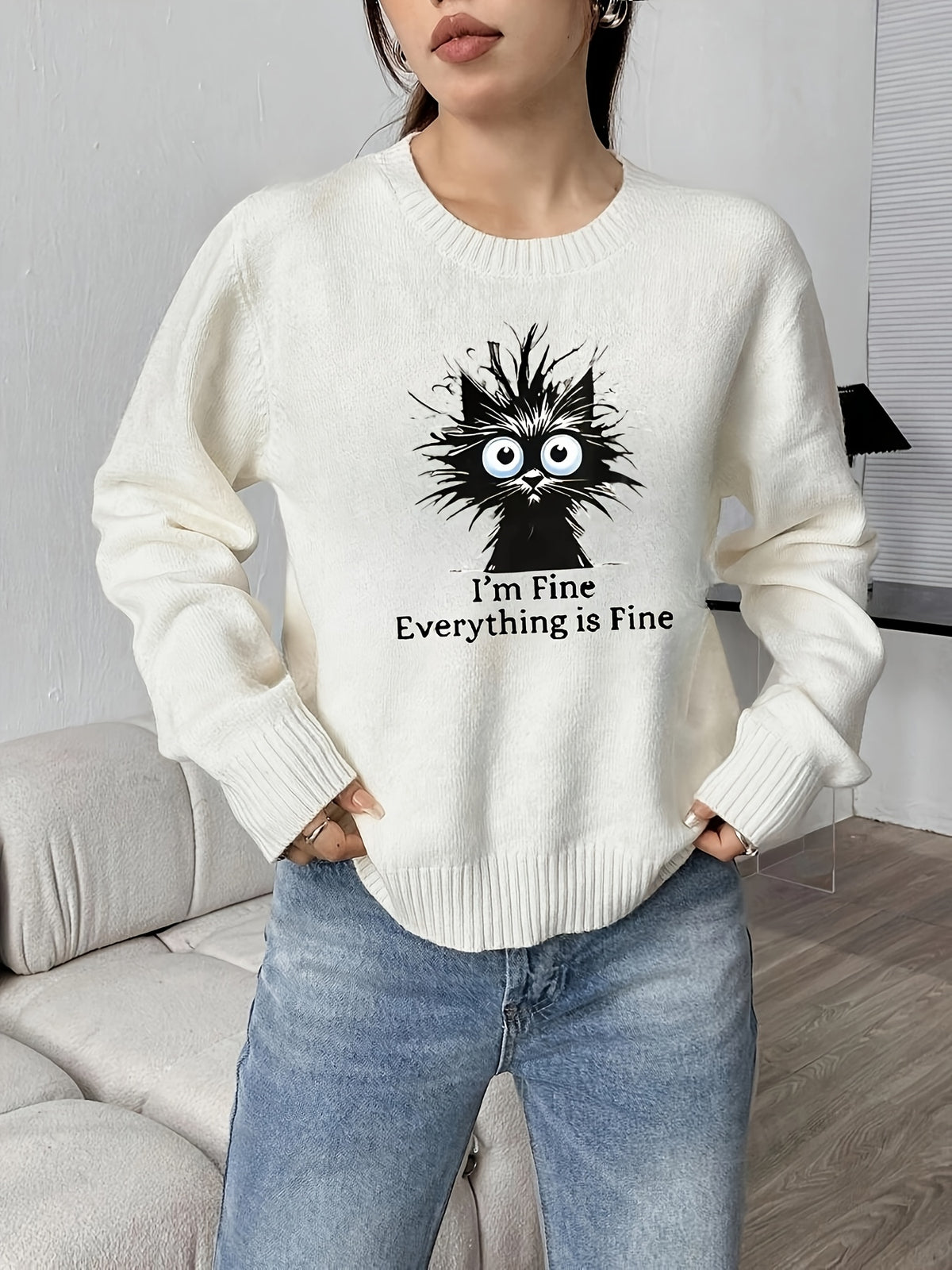 Fine-ish Feline Sweater