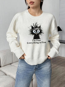 Fine-ish Feline Sweater