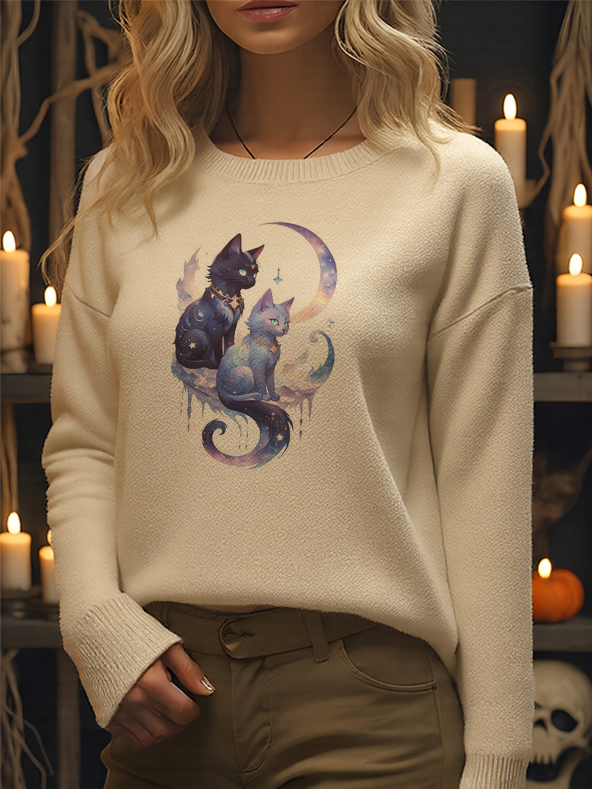Moonlight Meow Sweater
