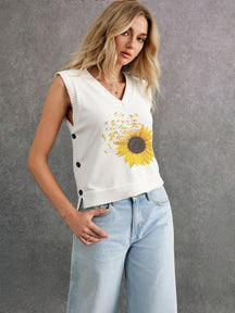 Sunflower Whispers Vest