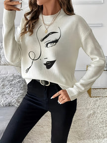 Grace in Profile Sweater