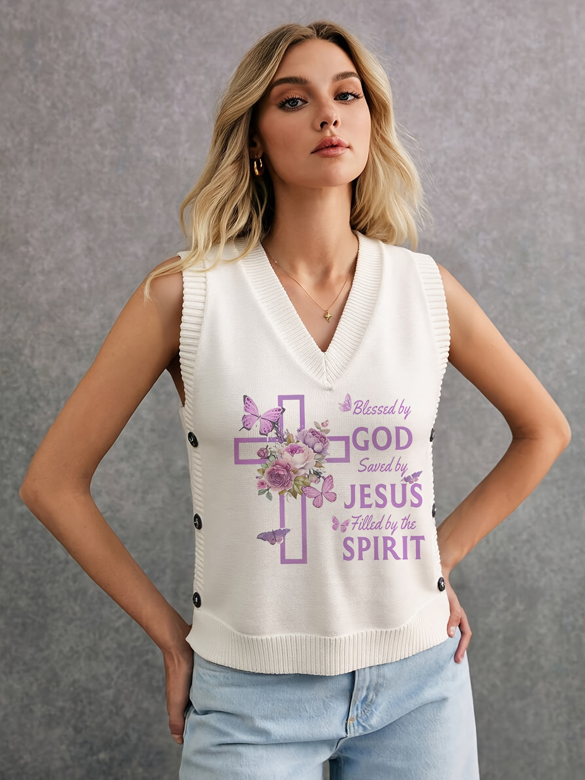 Divine Bloom Vest