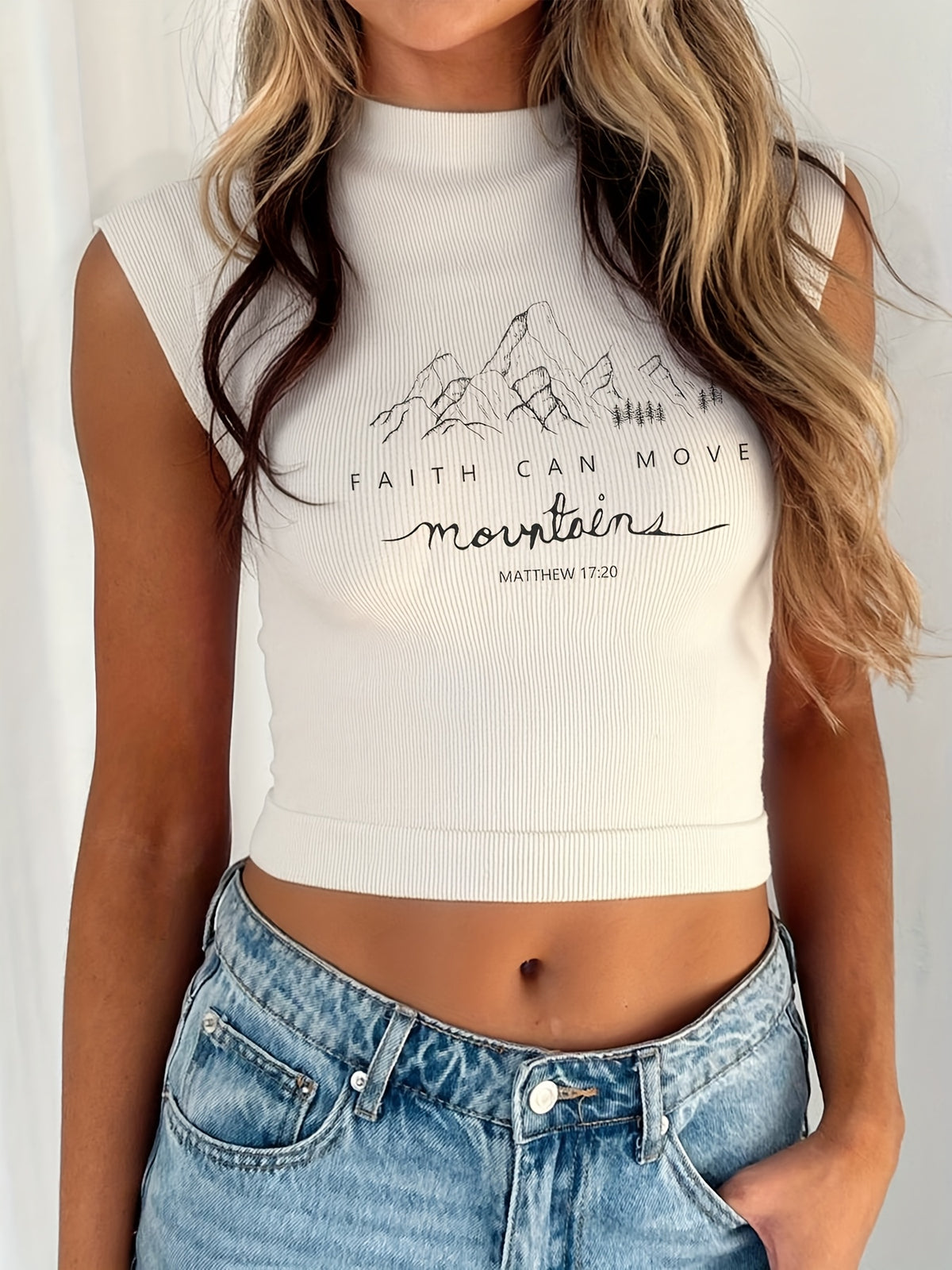 Faith Moves Mountains Tank