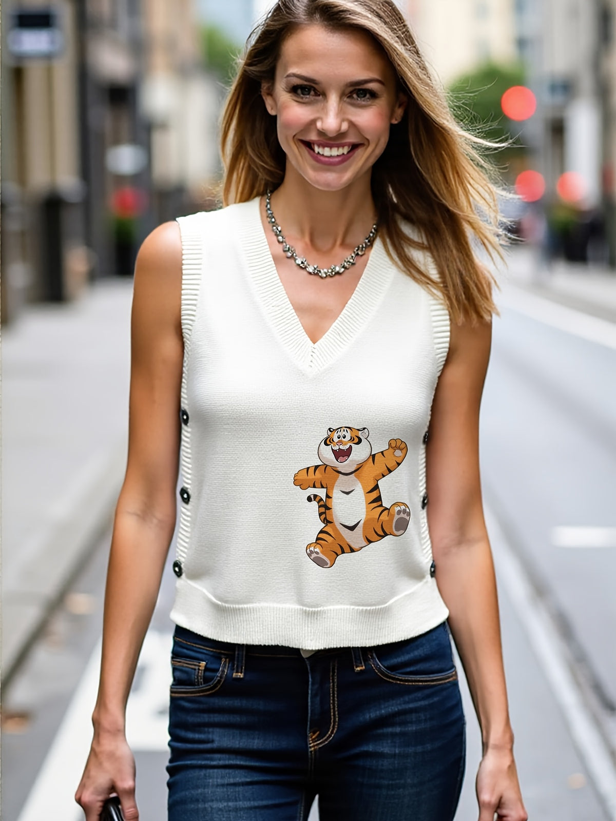 Bouncy Chub-Tiger Vest