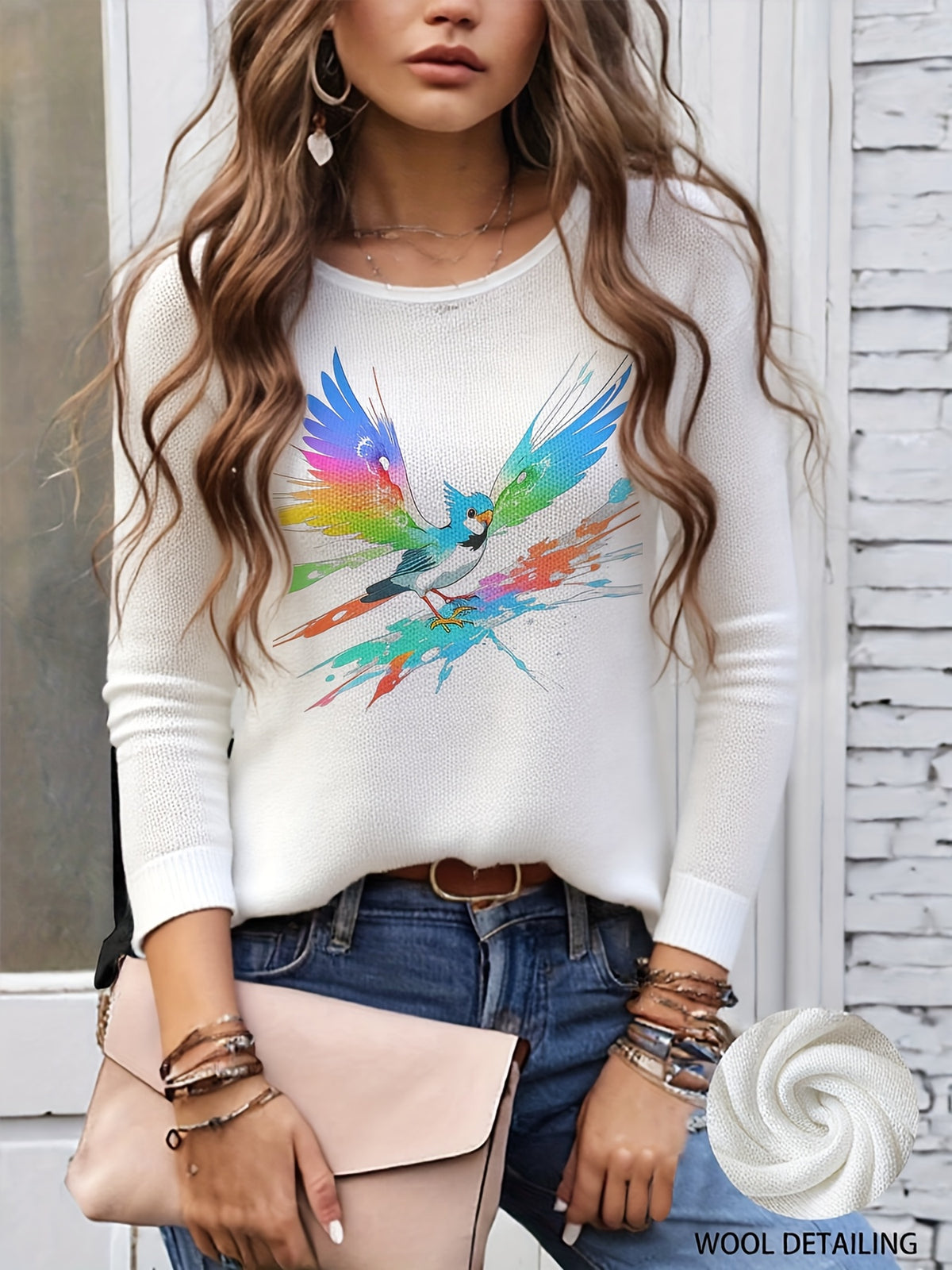 Wings of Color Sweater