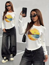 Sunset Canvas Sweater