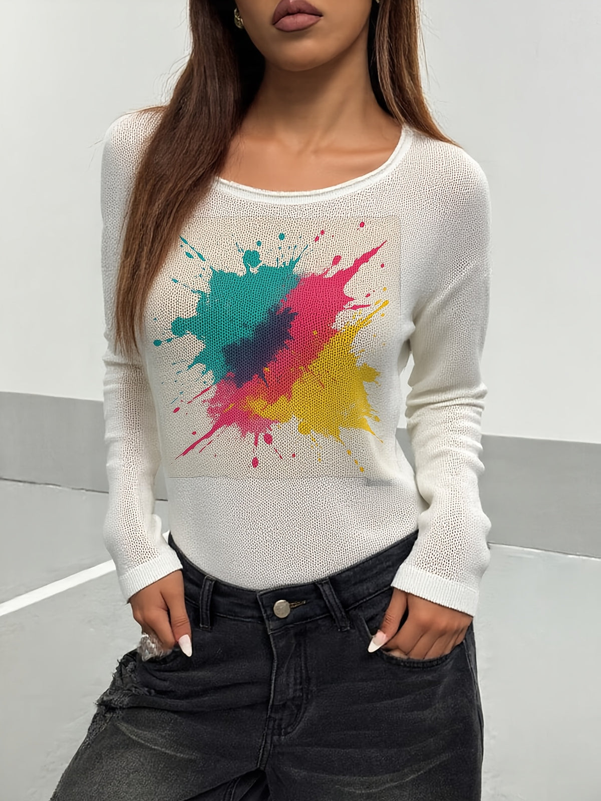 Bold Strokes Sweater
