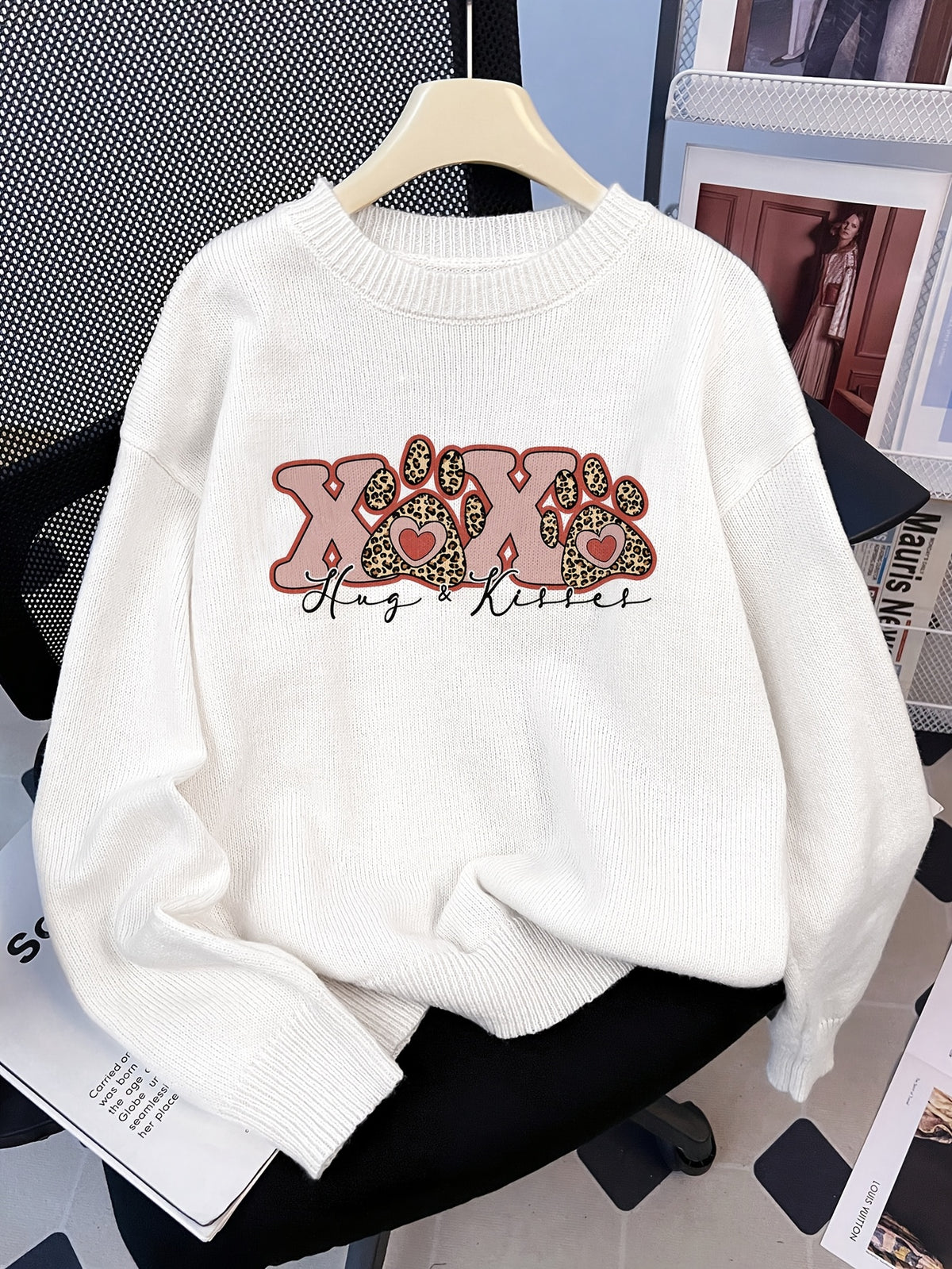 Paw Prints & Hugs Sweater