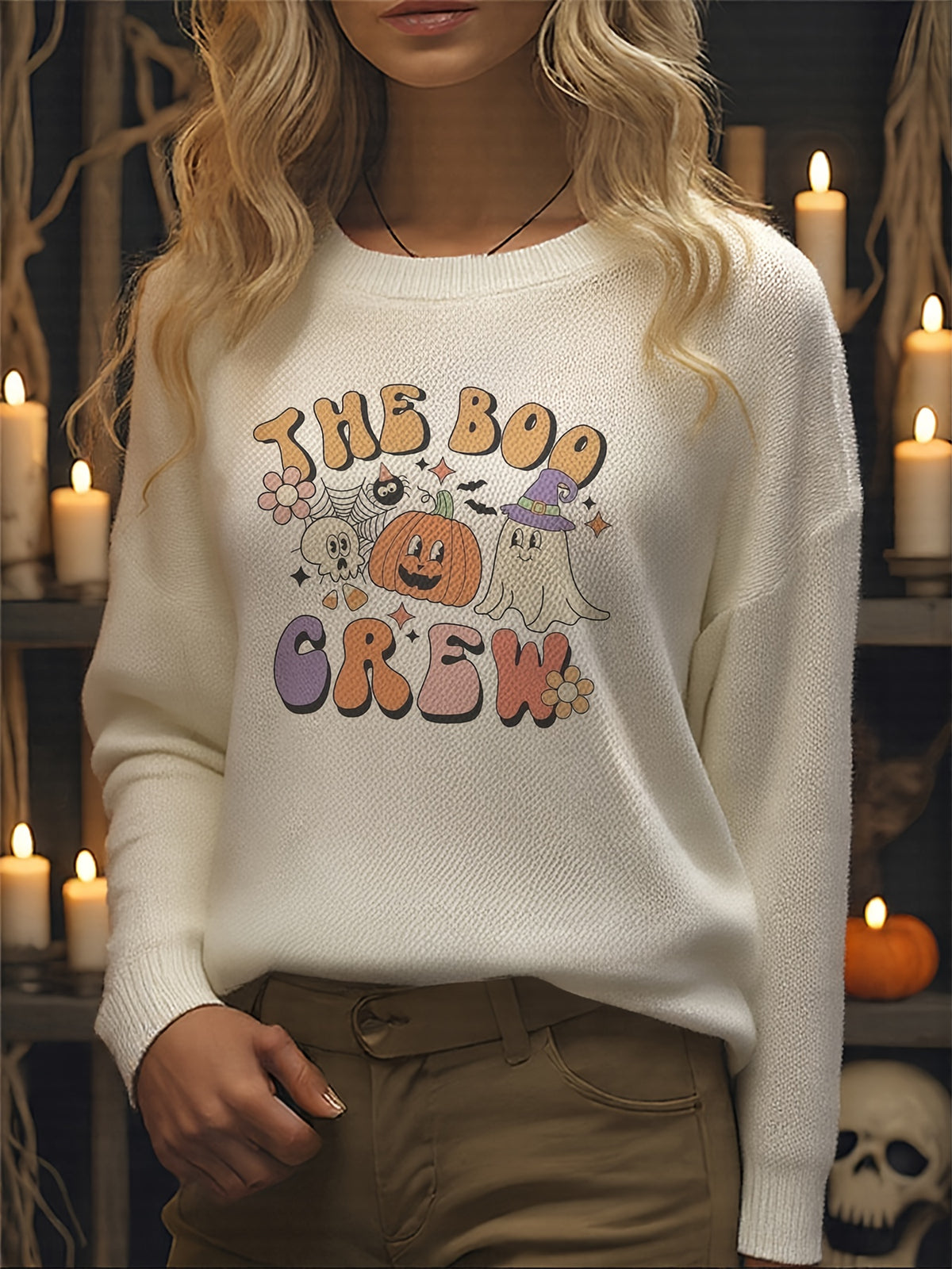Boo Crew Vibes Sweater
