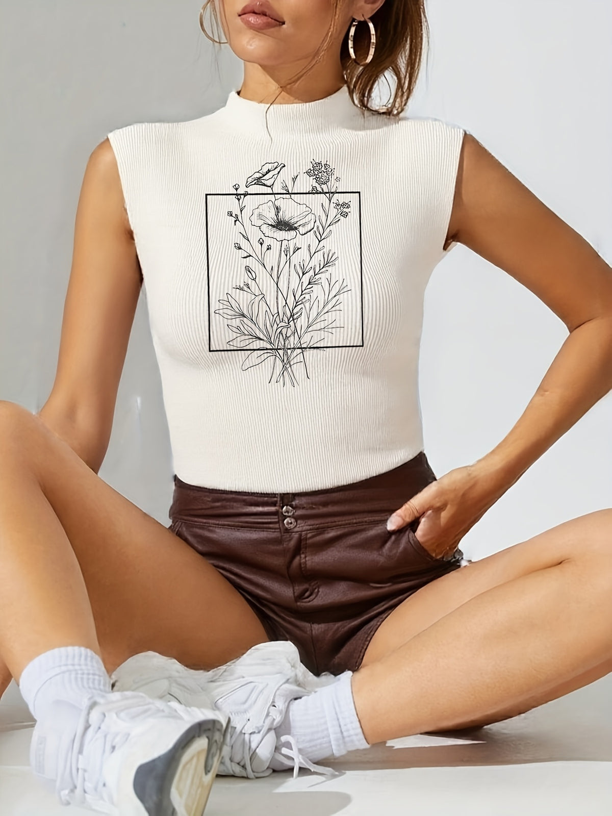 Framed in Bloom Tank