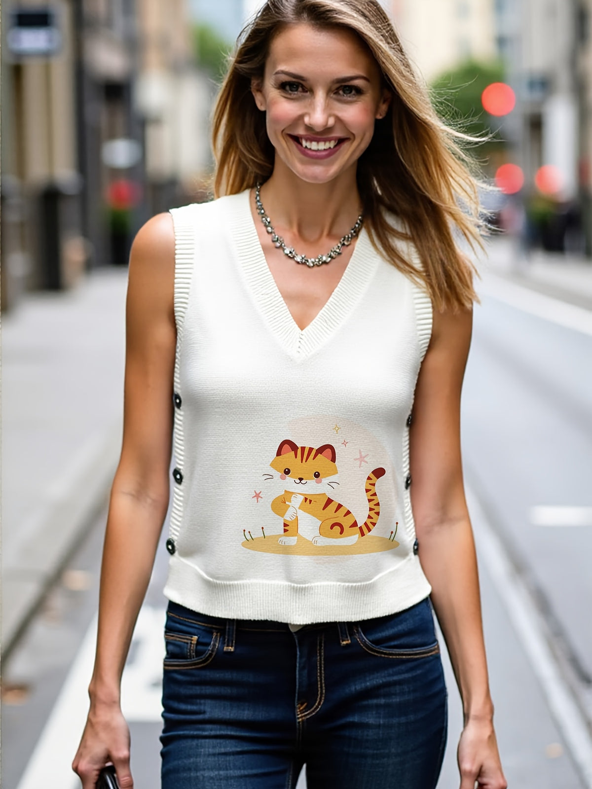 Smiley Kitty Vest