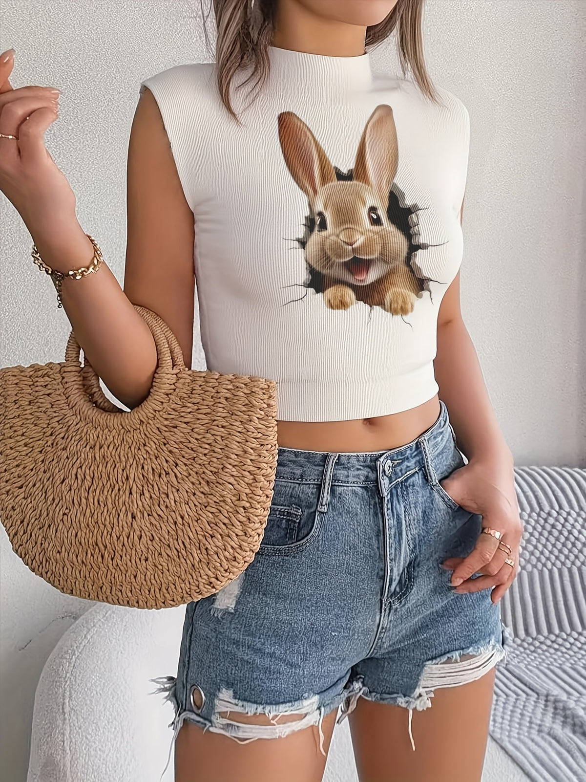 Bunny in the Burrow Tank