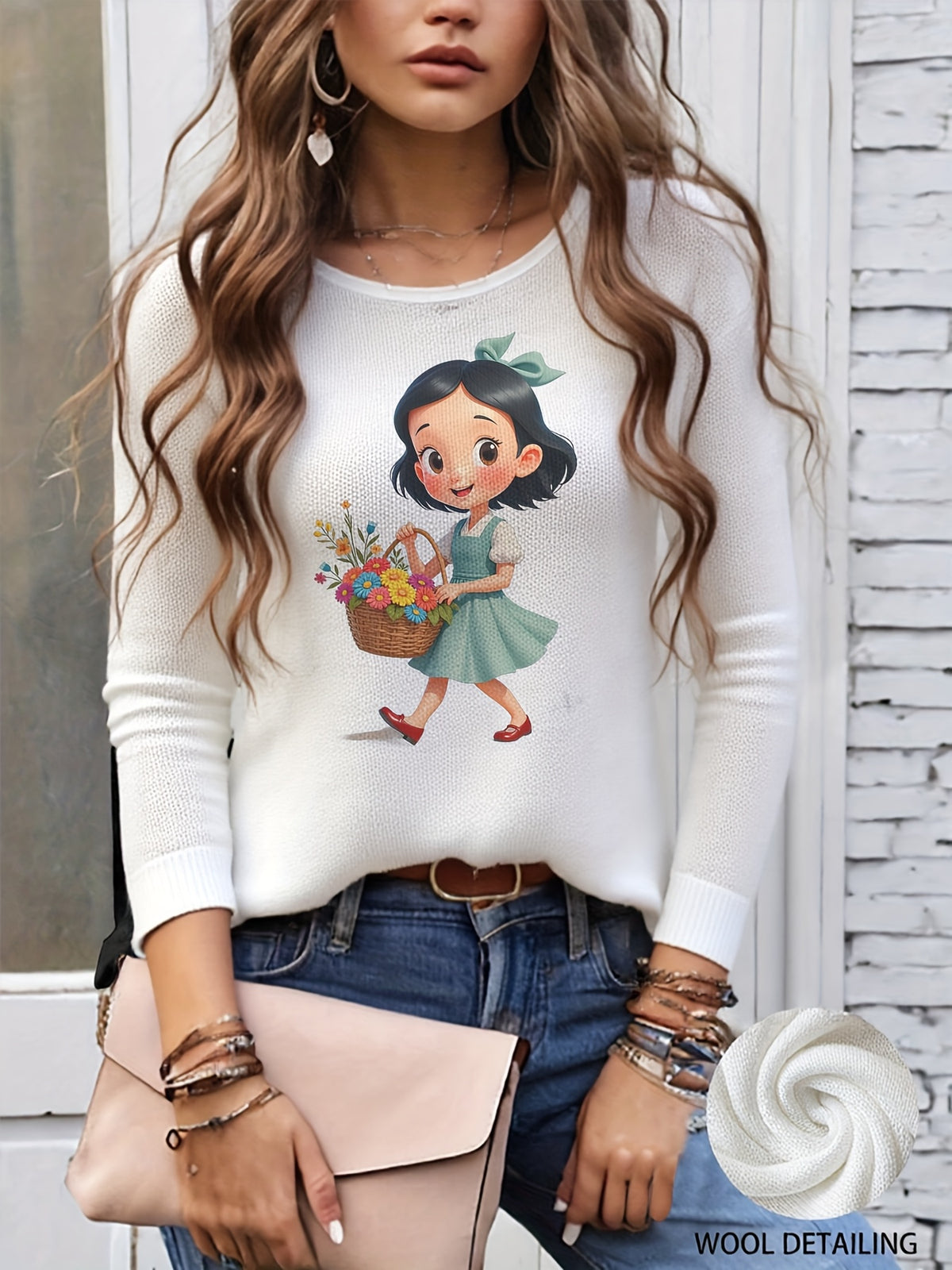 Basket of Blooms Sweater