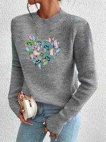 Blooming Heart Sweater