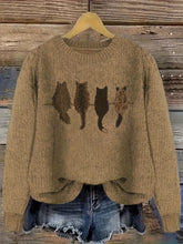 Cat Silhouettes Sweater